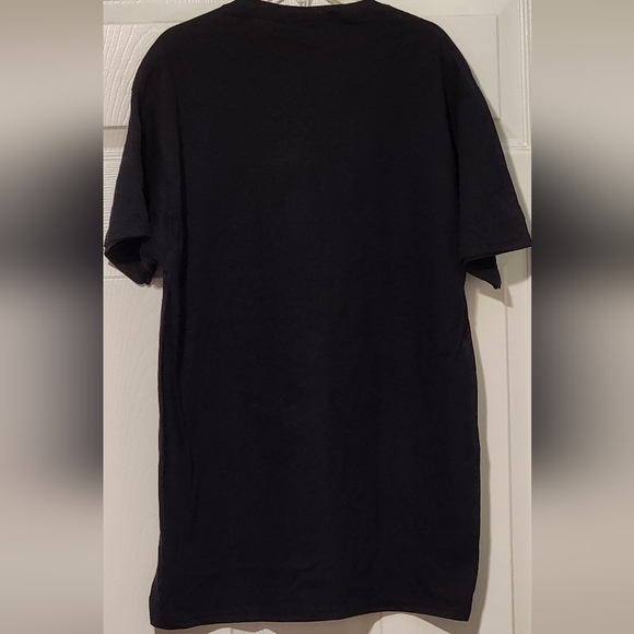 ODM Make Your Luck Graphic T-shirt Men XL Black Pretty Girl Clown Eight Ball. - Picture 2 of 3